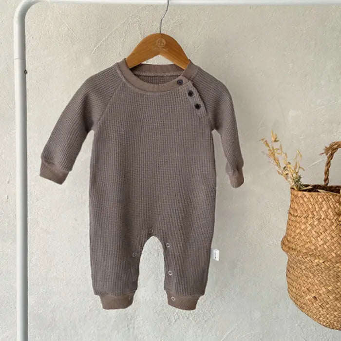 Annie & Charles® waffle pique jumpsuit