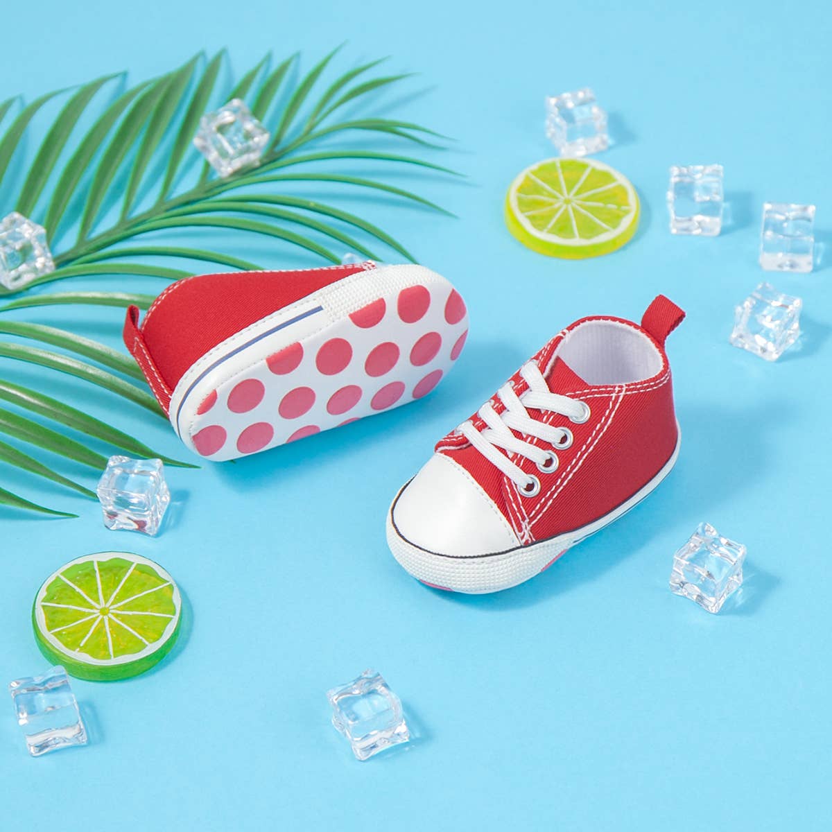 Baby / Toddler Simple Solid Lace Up Prewalker Shoes