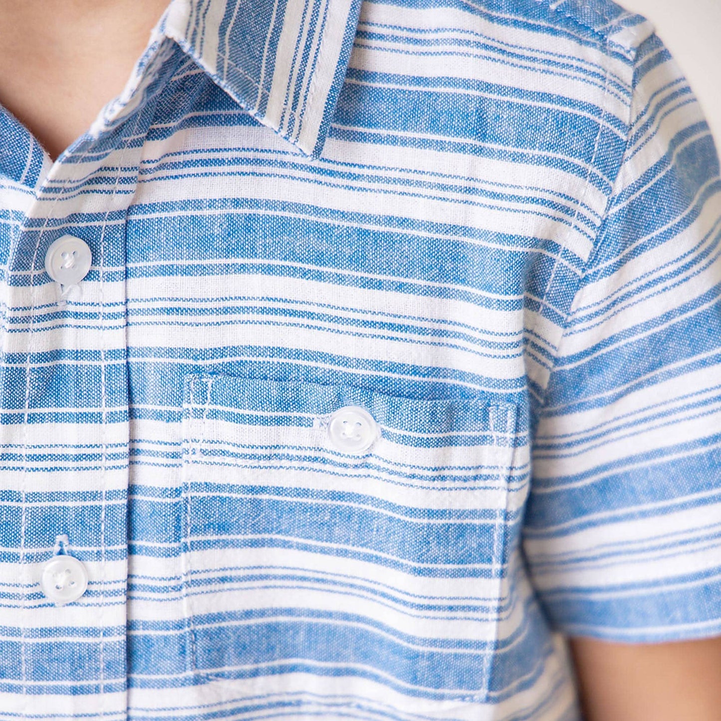 Linen Short Sleeve Button Down Shirt