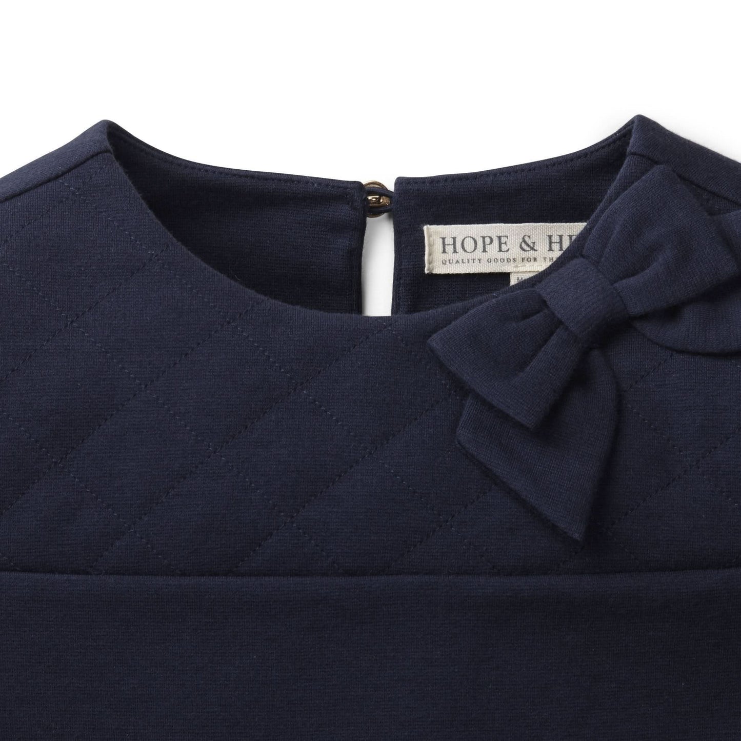 Quilted Ponte Riding Dress - Baby