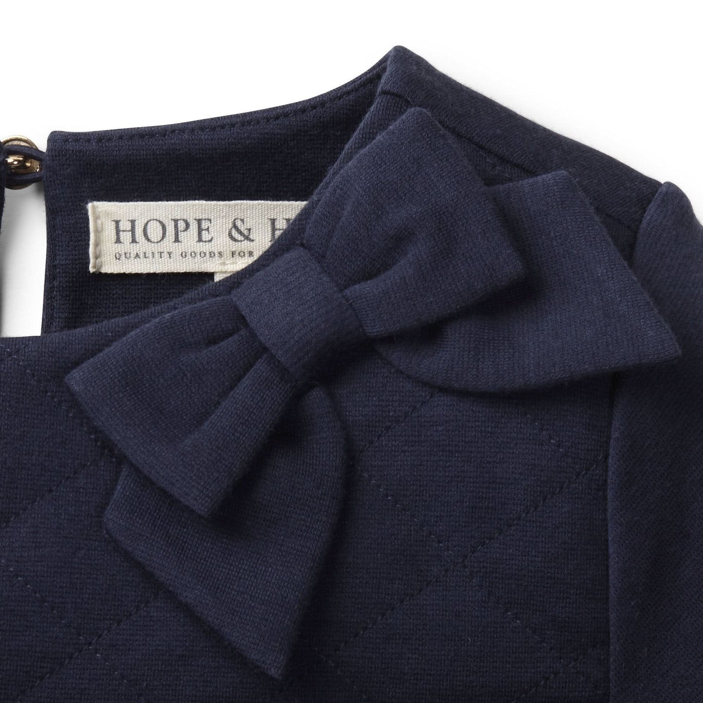 Quilted Ponte Riding Dress - Baby