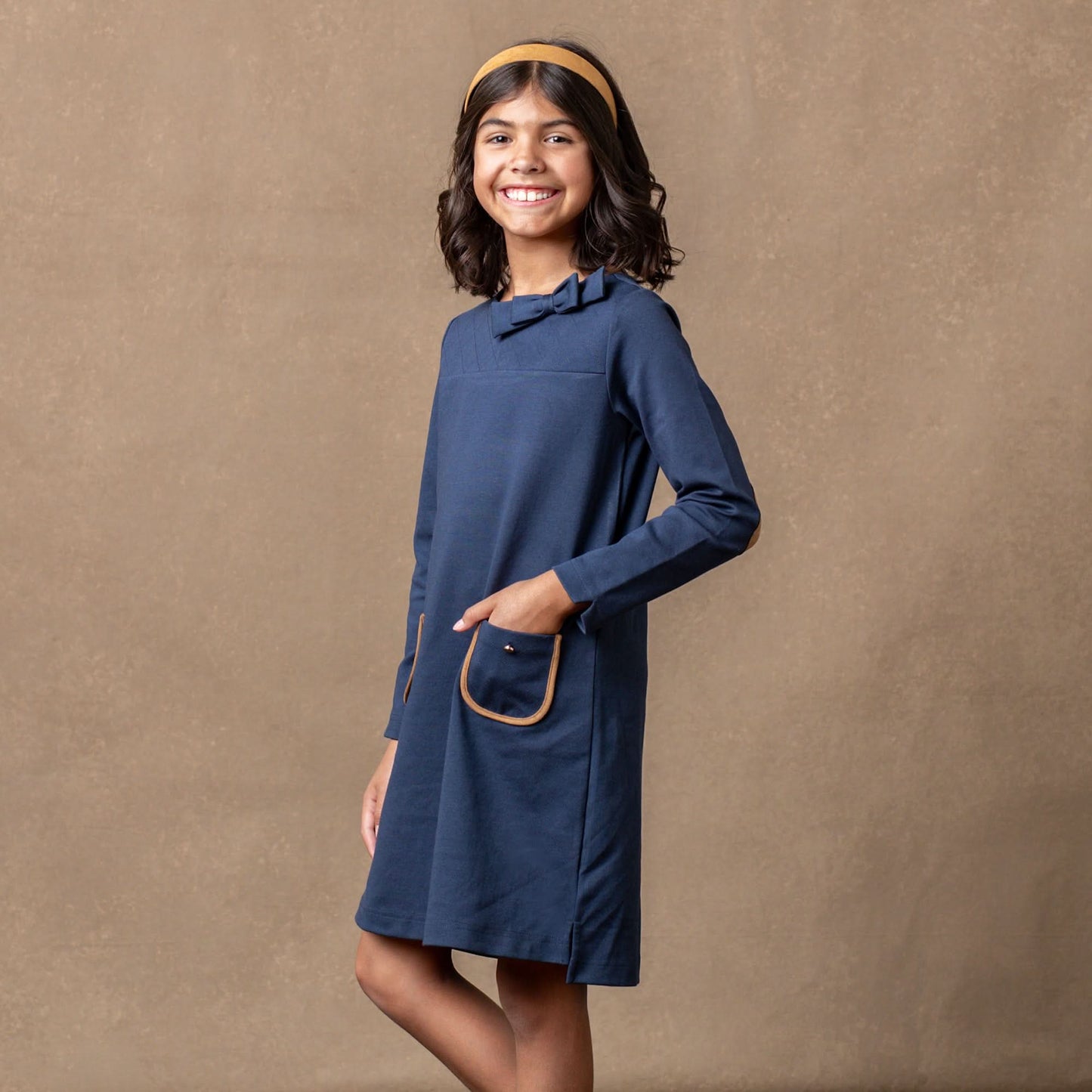 Quilted Ponte Riding Dress - Baby