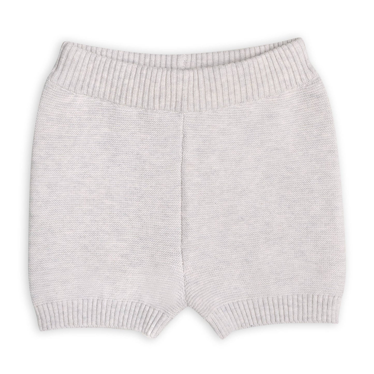 Tennis Collar & Stripe Knit Top & Shorts Set -Organic Cotton