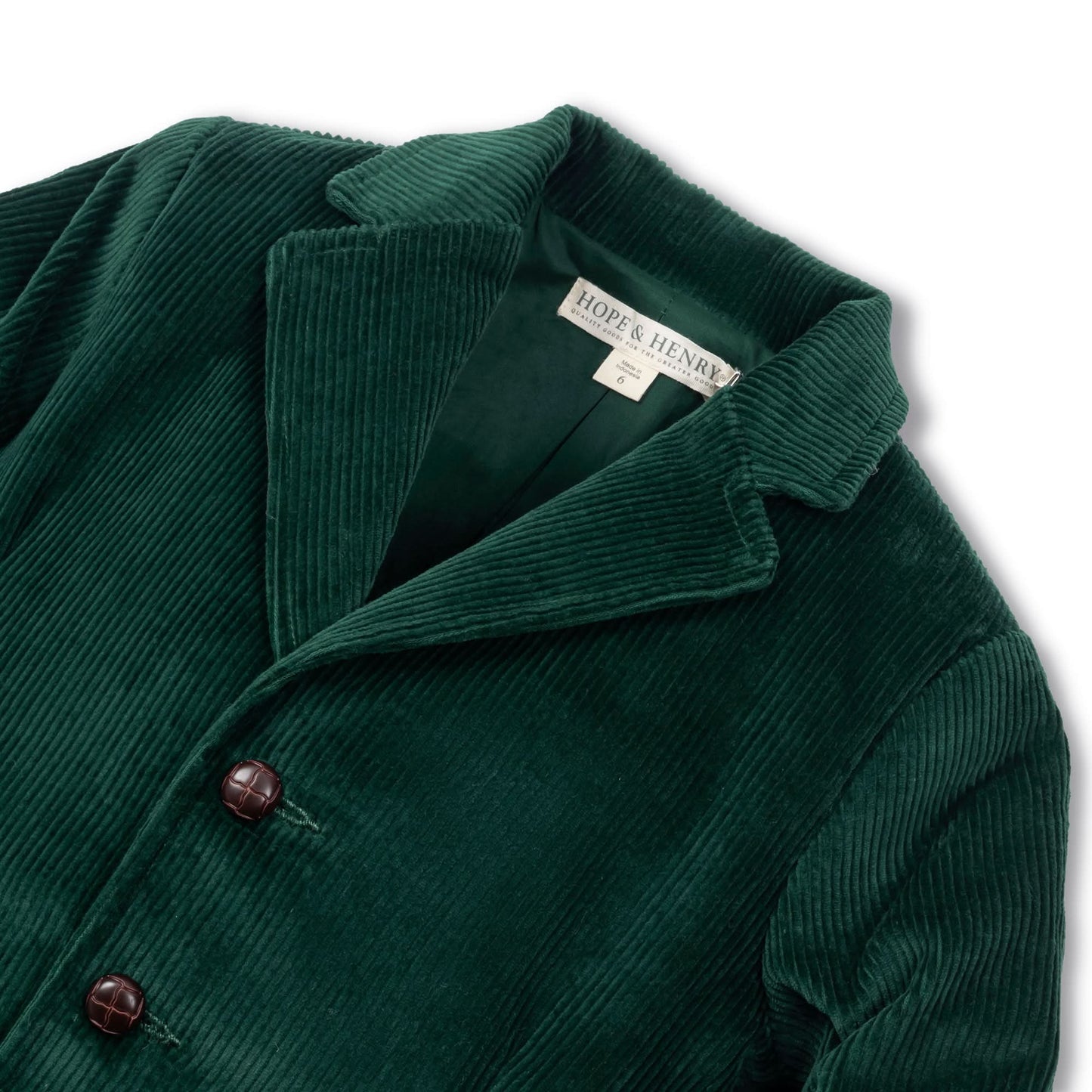 Organic Corduroy Blazer with Elbow Patches - Baby