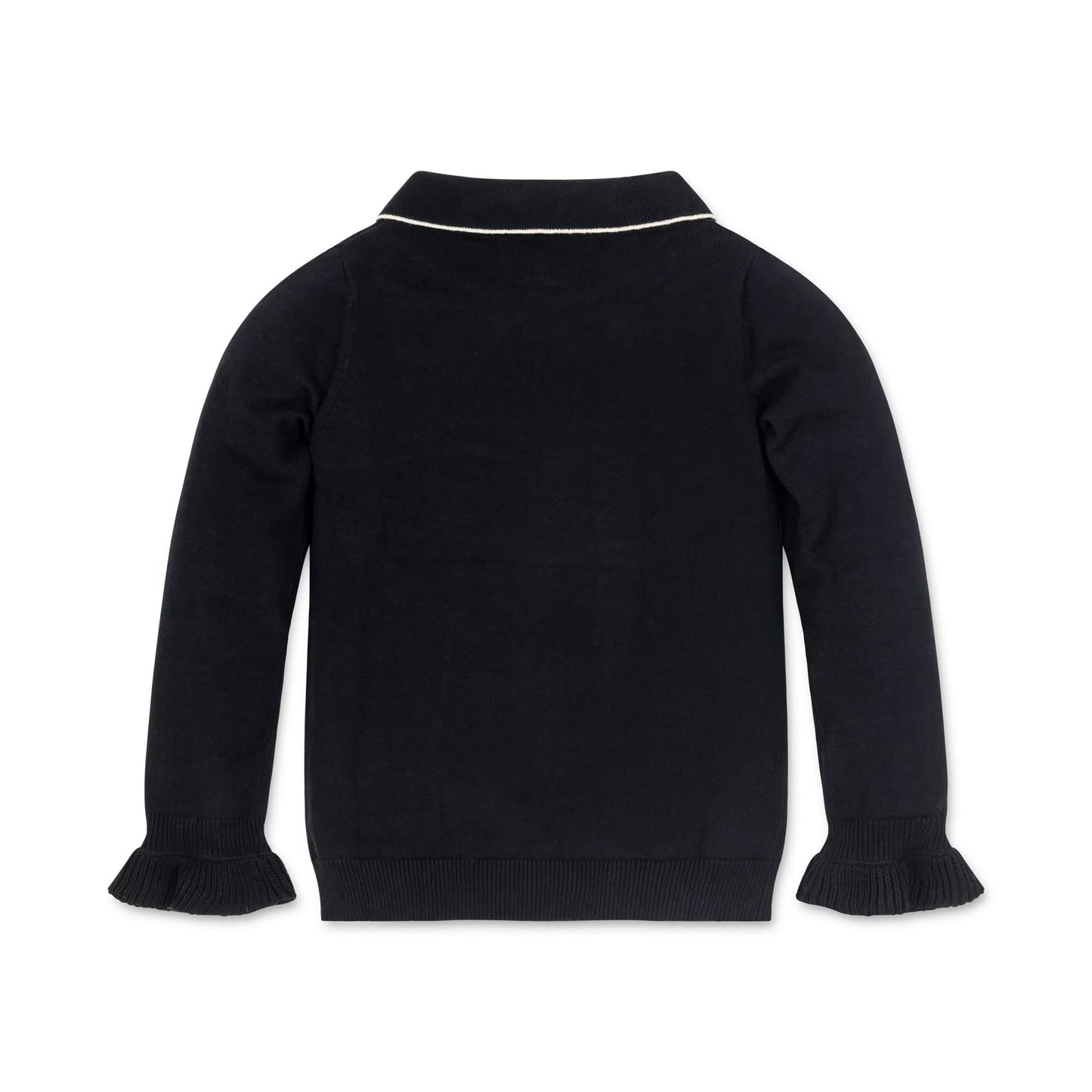 Ruffle Cuff Collar Sweater - Baby