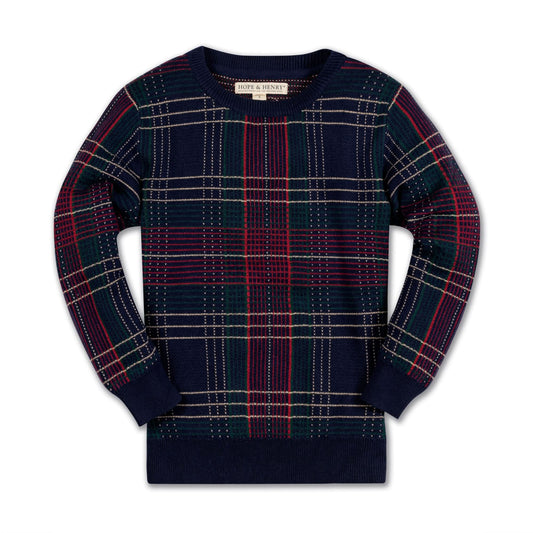 Organic Crew Neck Pullover Sweater - Baby