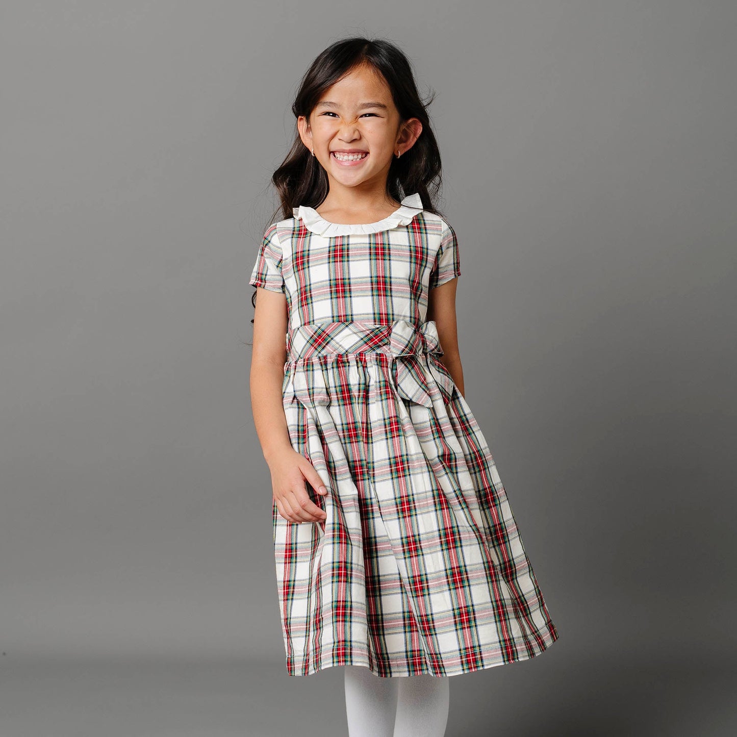 Ruffle Collar Organic Party Dress - Baby