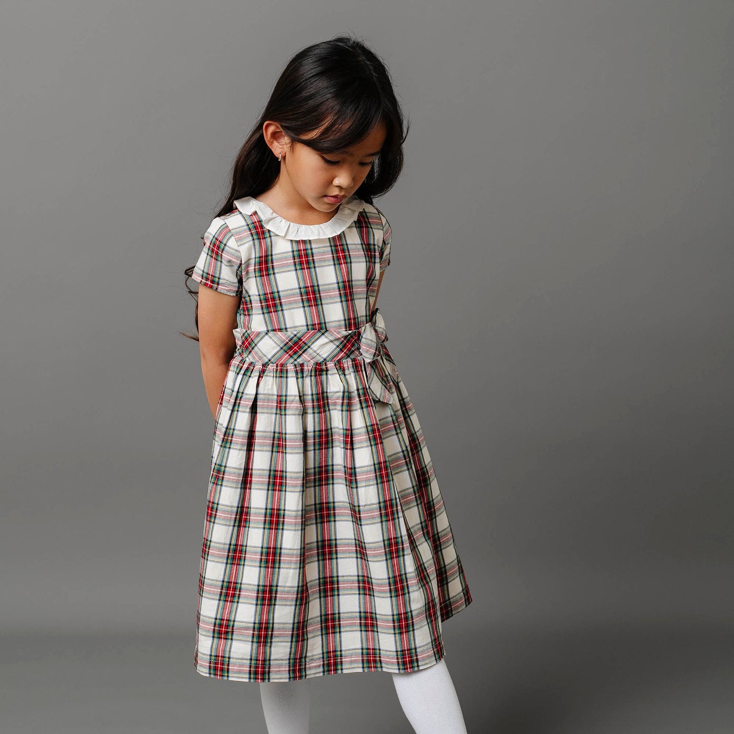 Ruffle Collar Organic Party Dress - Baby