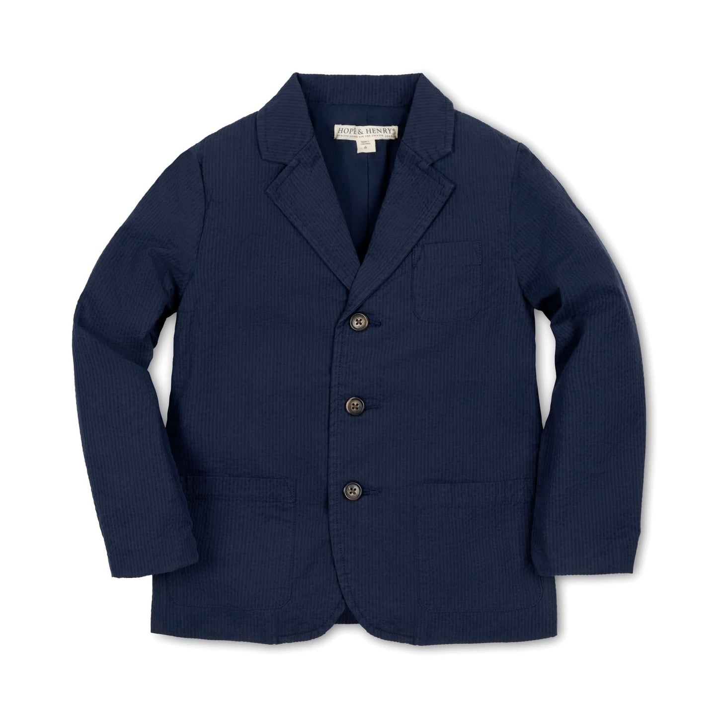 Organic Seersucker Suit Jacket - Baby