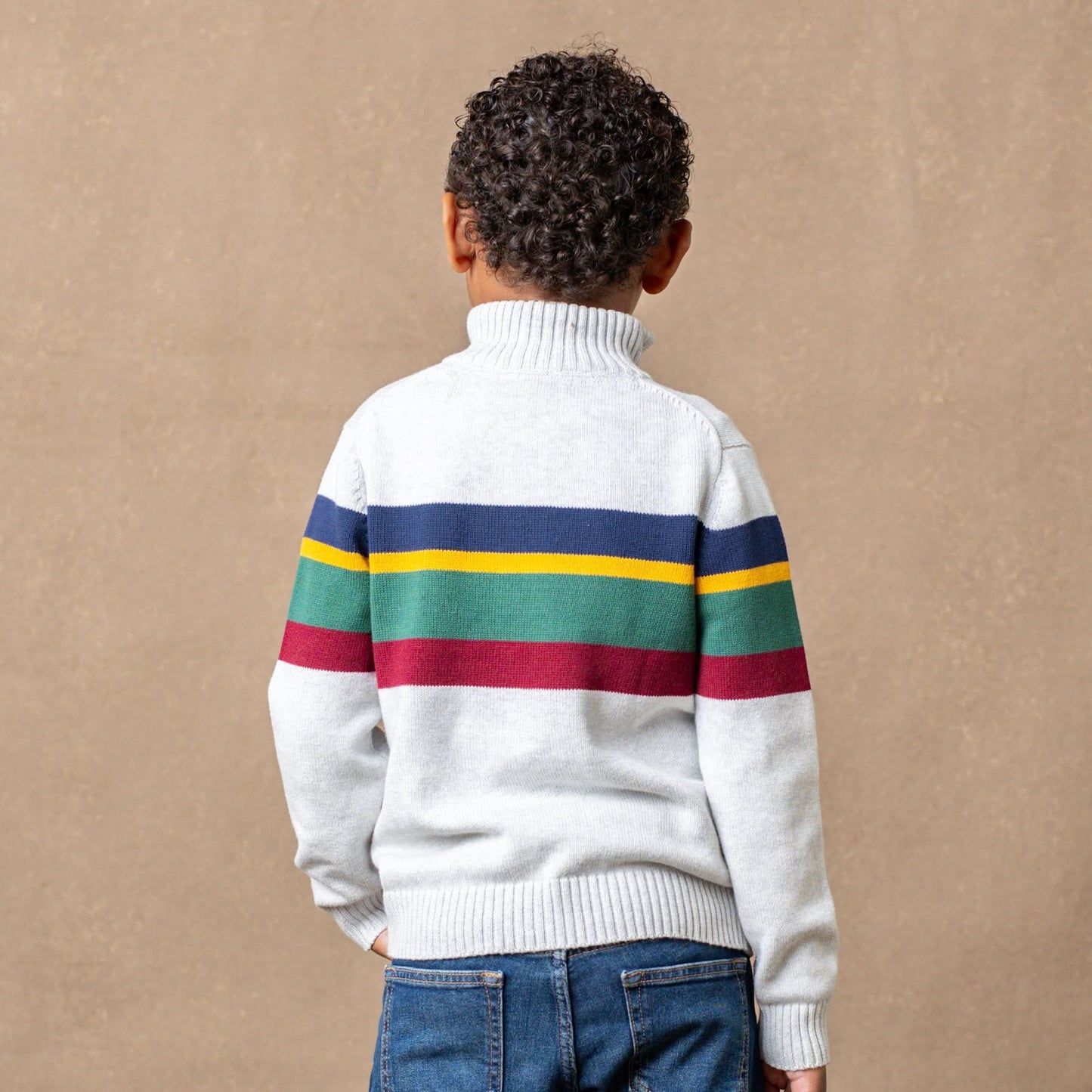 Organic Half Zip Sweater - Baby