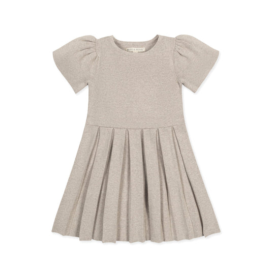 Organic Pleated Sweater Dress - Baby