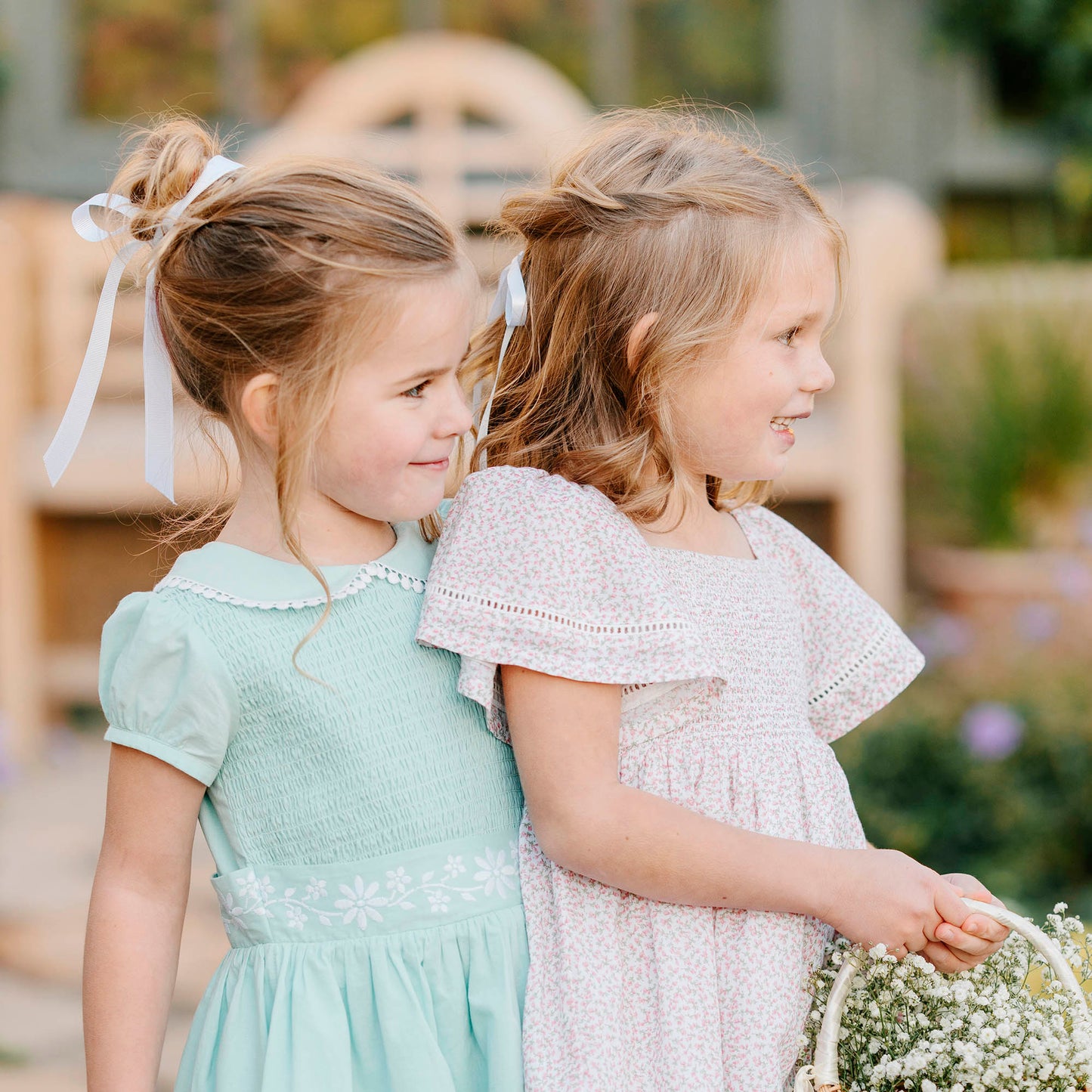 Organic Smocked Bell Sleeve Dress - Baby