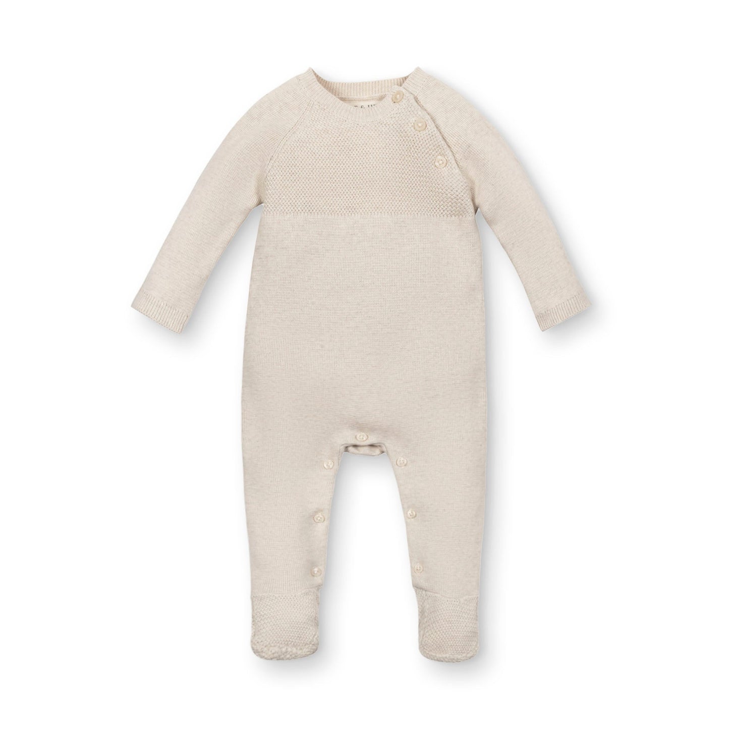 Organic Footed Sweater Romper