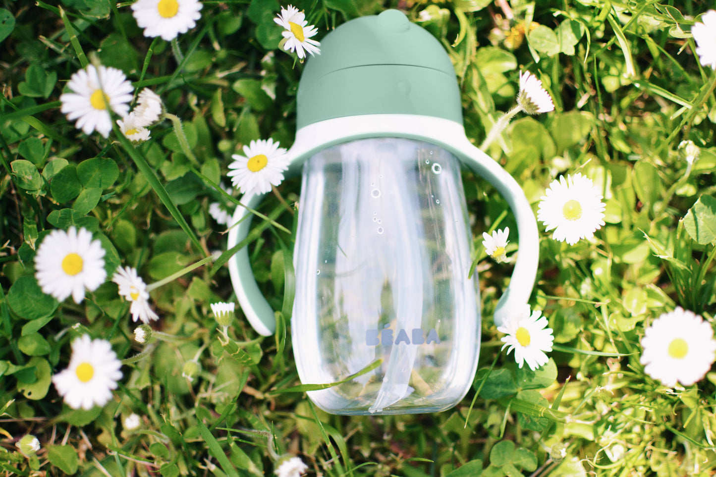 BEABA Straw Sippy Cup - Sage