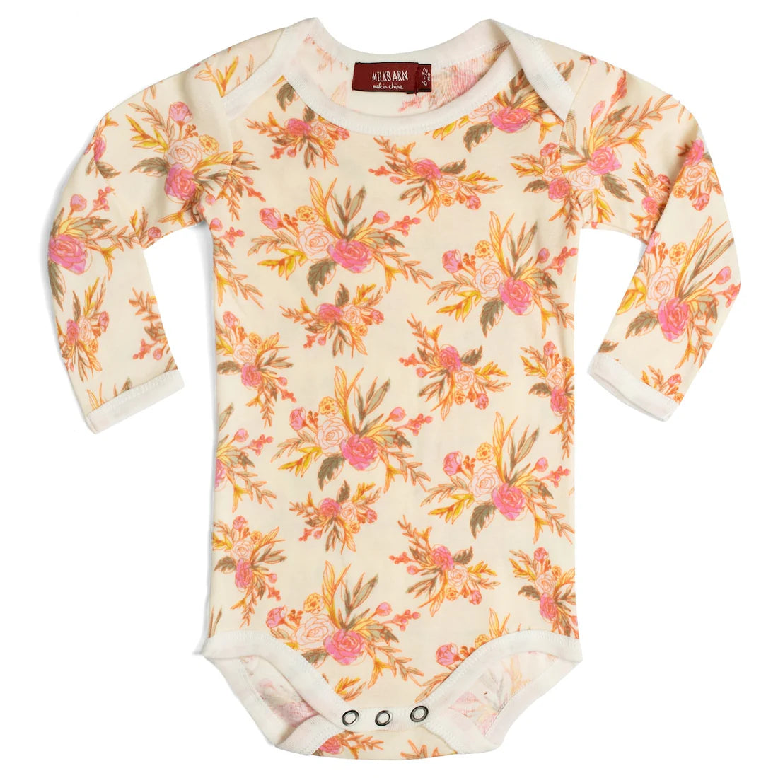 Milkbarn - Organic LS One Piece Vintage Floral
