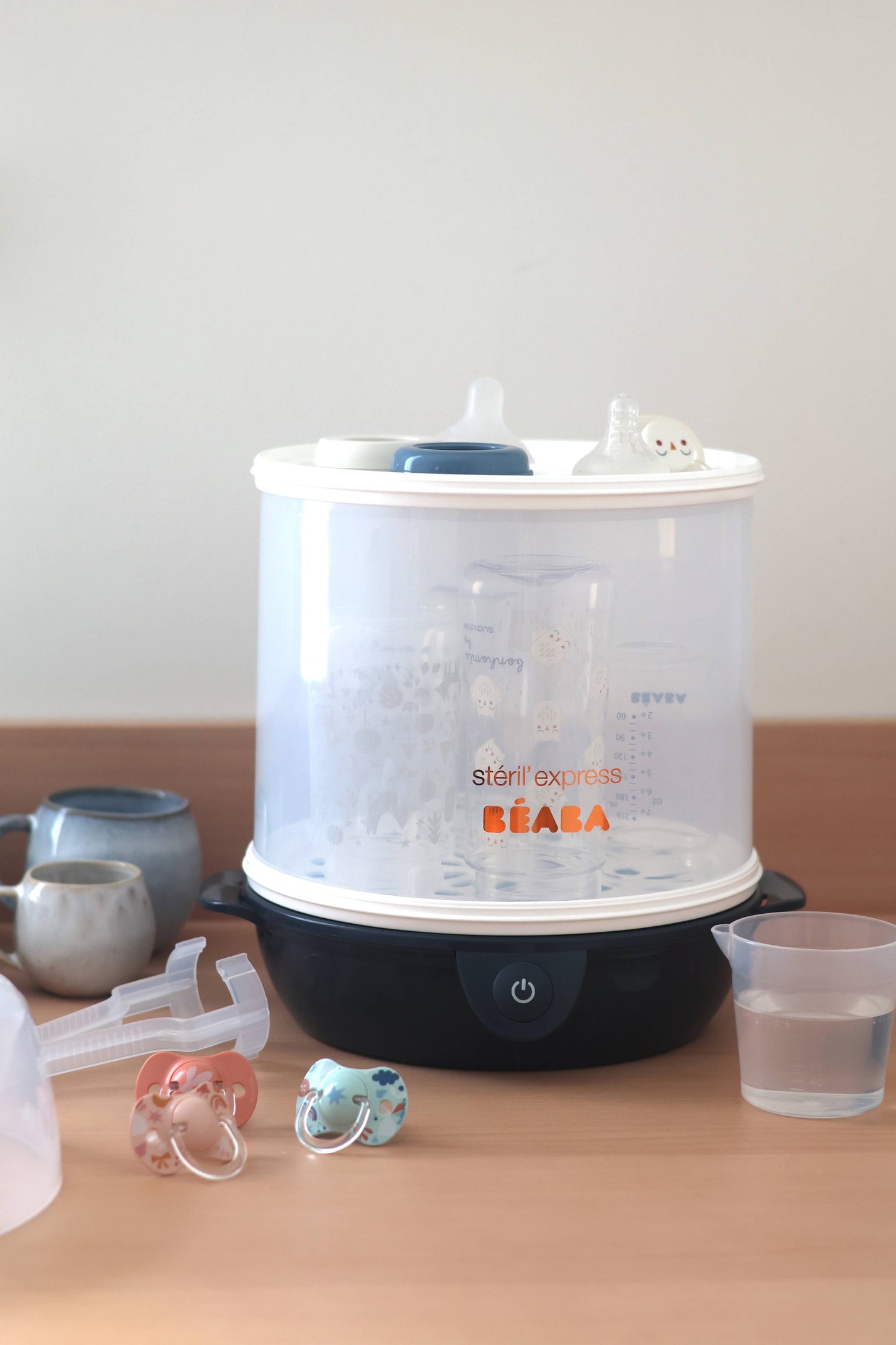 BEABA Steril'Express 2-in-1 Bottle Sterilizer- Midnight