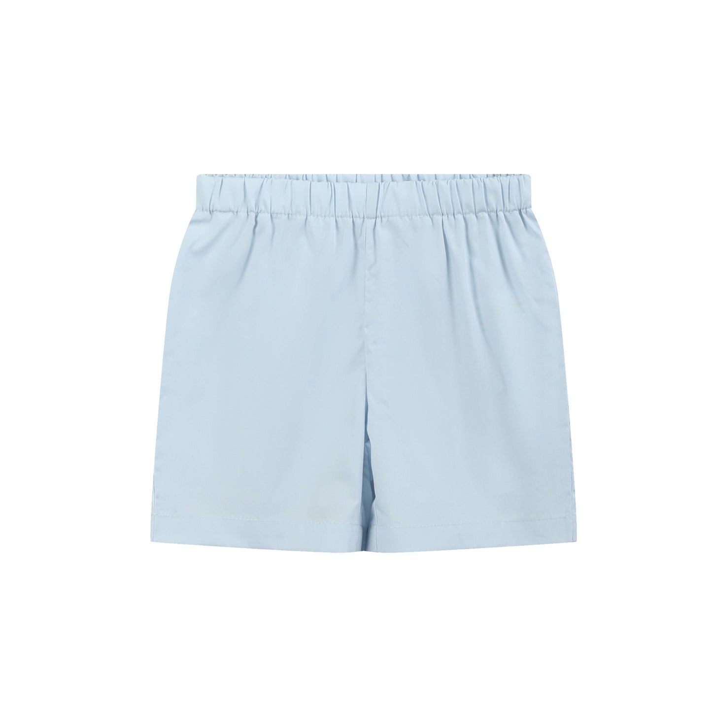 Light Blue USA Flag Smocked T-Shirt and Shorts Set