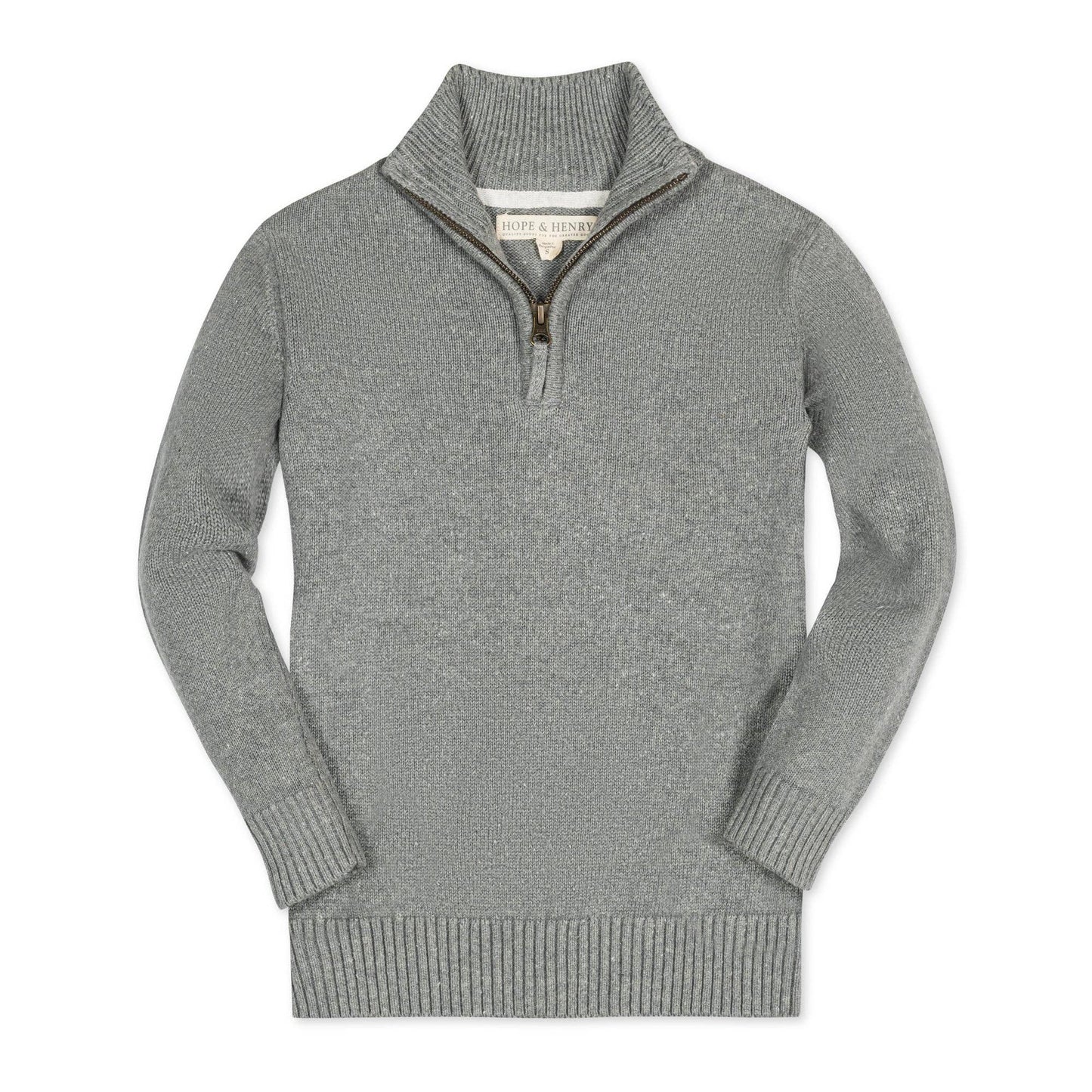 Organic Half Zip Sweater