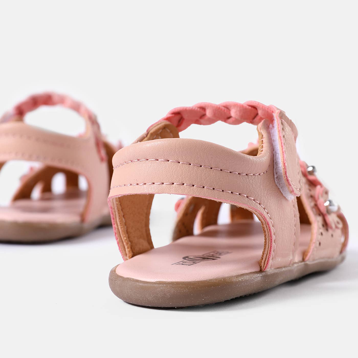 Toddler / Kid Floral Decor Braided Detail Sandals