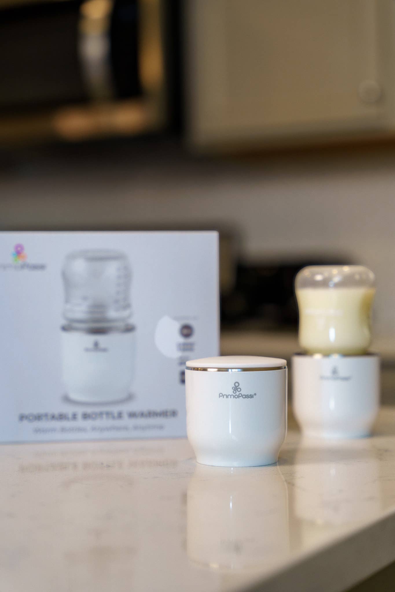 Primo Passi - Portable Bottle Warmer, White