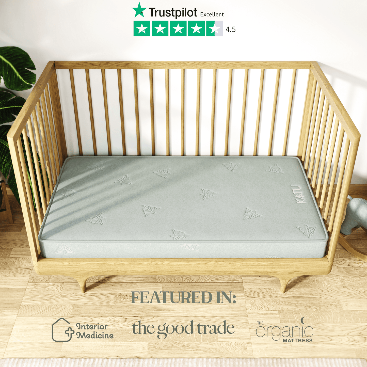 KATU Organic 2-Stage Crib Mattress