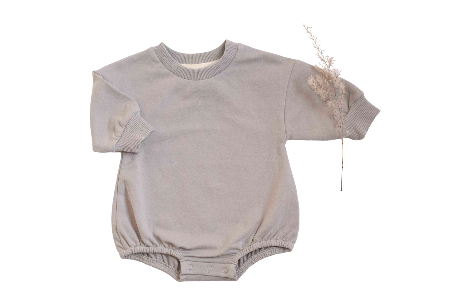 Oversized Sweatshirt Bubble Romper for baby and toddlers