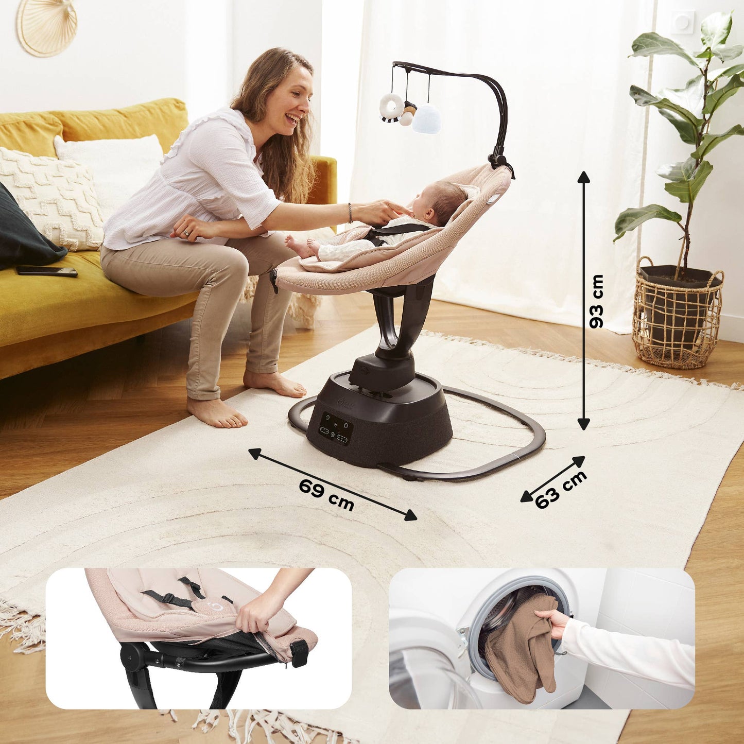 Babymoov Swoon Evolution: Multi-Motion Electric Swing