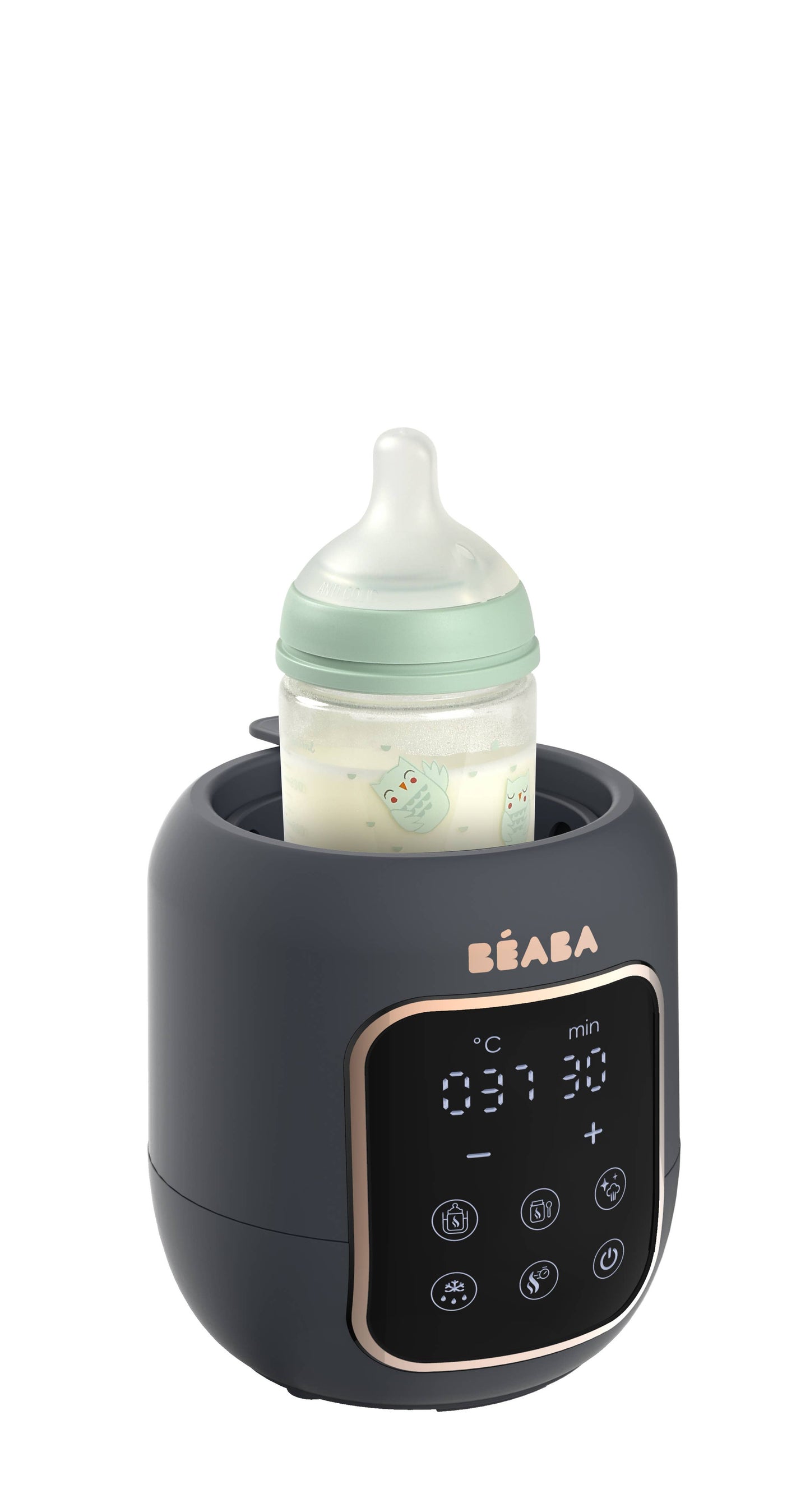 BEABA Multi Milk Baby Bottle & Jar Warmer-Midnight