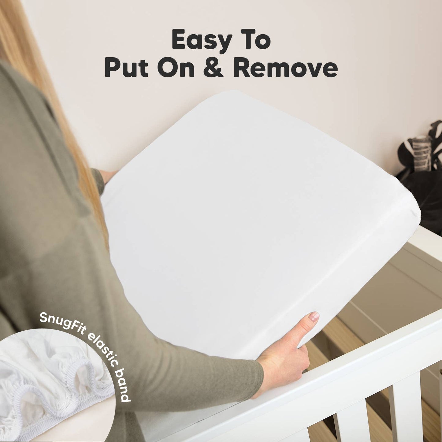 2-pack Organic Cotton Fitted Crib Sheet