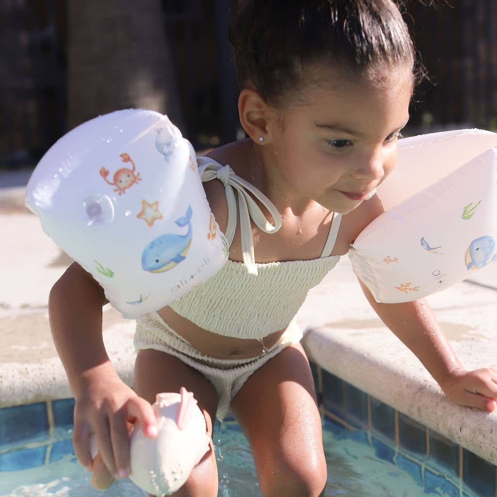 Ali+Oli Swim Arm Band Wings Inflatable Float (Undersea)