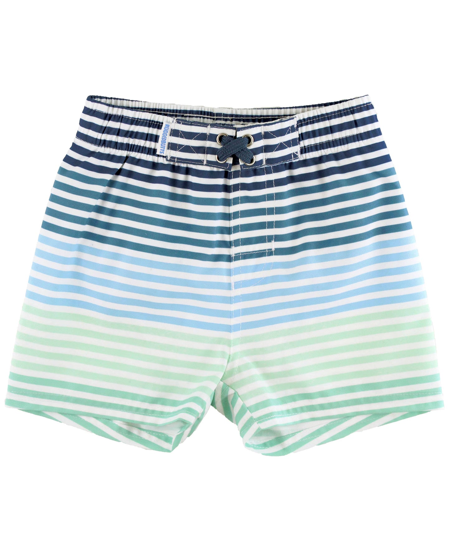 Boys Coastal Stripes Swim Trunks