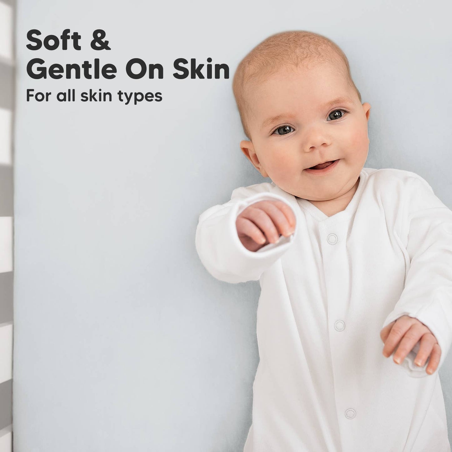 2-pack Organic Cotton Fitted Crib Sheet