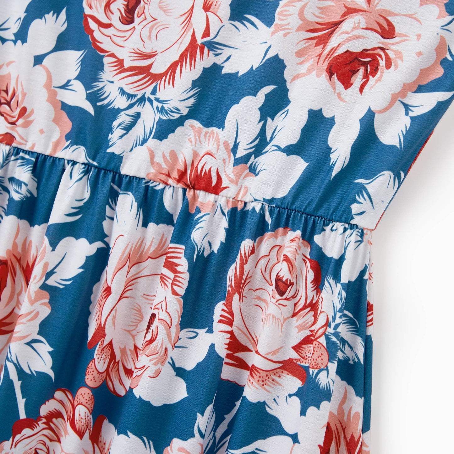 Mommy and MeTropical Plants Floral Girl Dress Casual Outfit