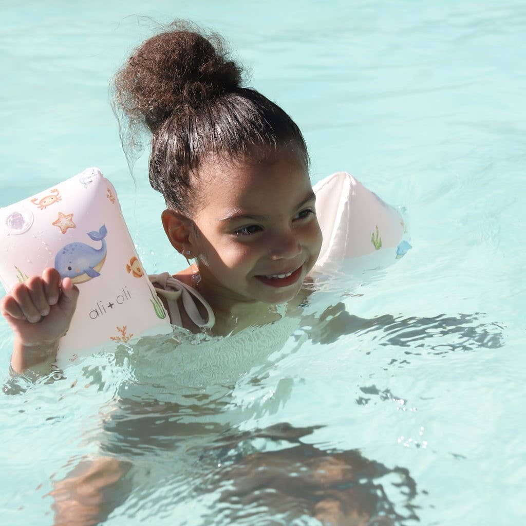Ali+Oli Swim Arm Band Wings Inflatable Float (Undersea)