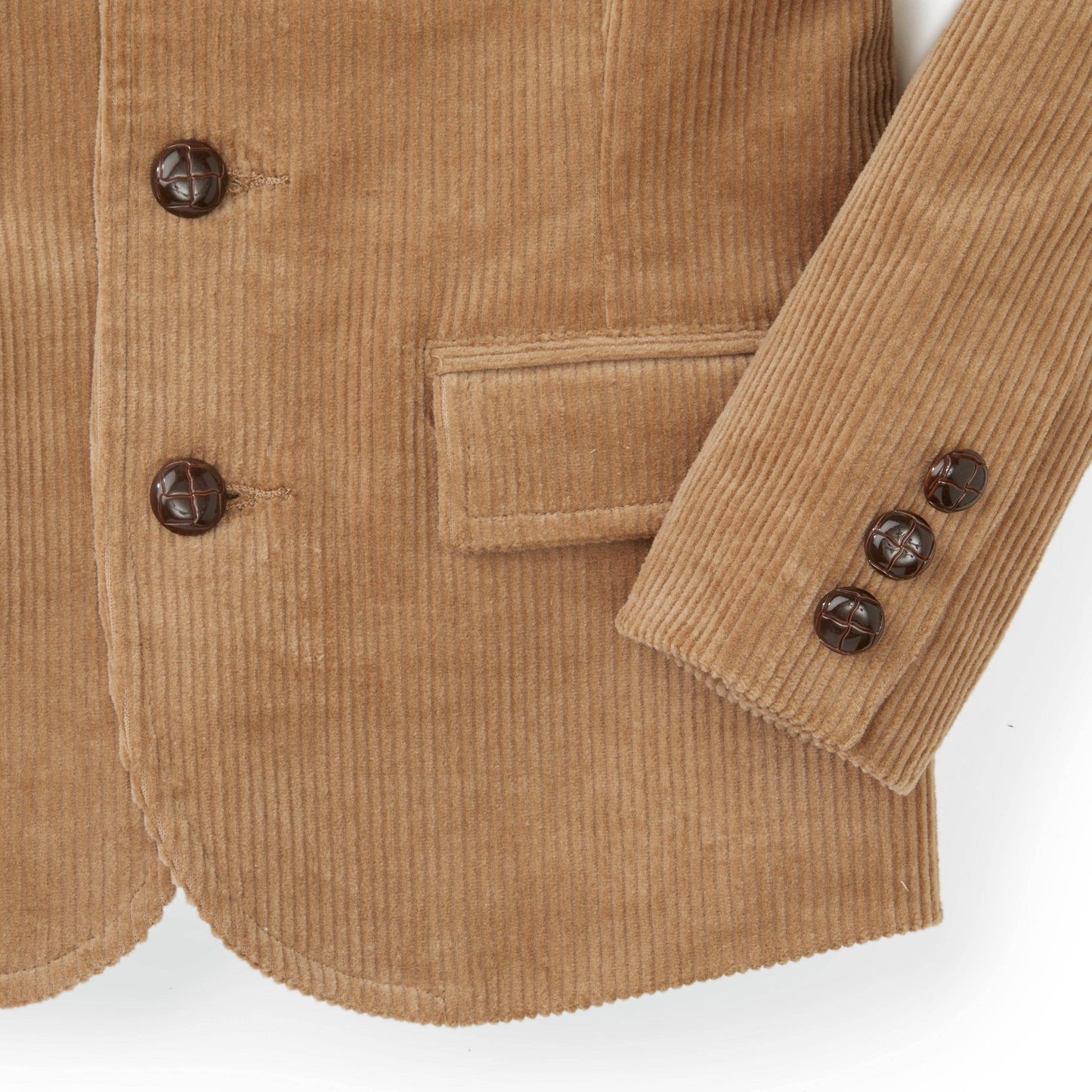 Organic Corduroy Blazer with Elbow Patches