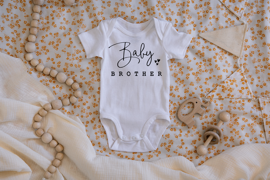 Baby Brother Pregnancy & Gender Reveal Onesie