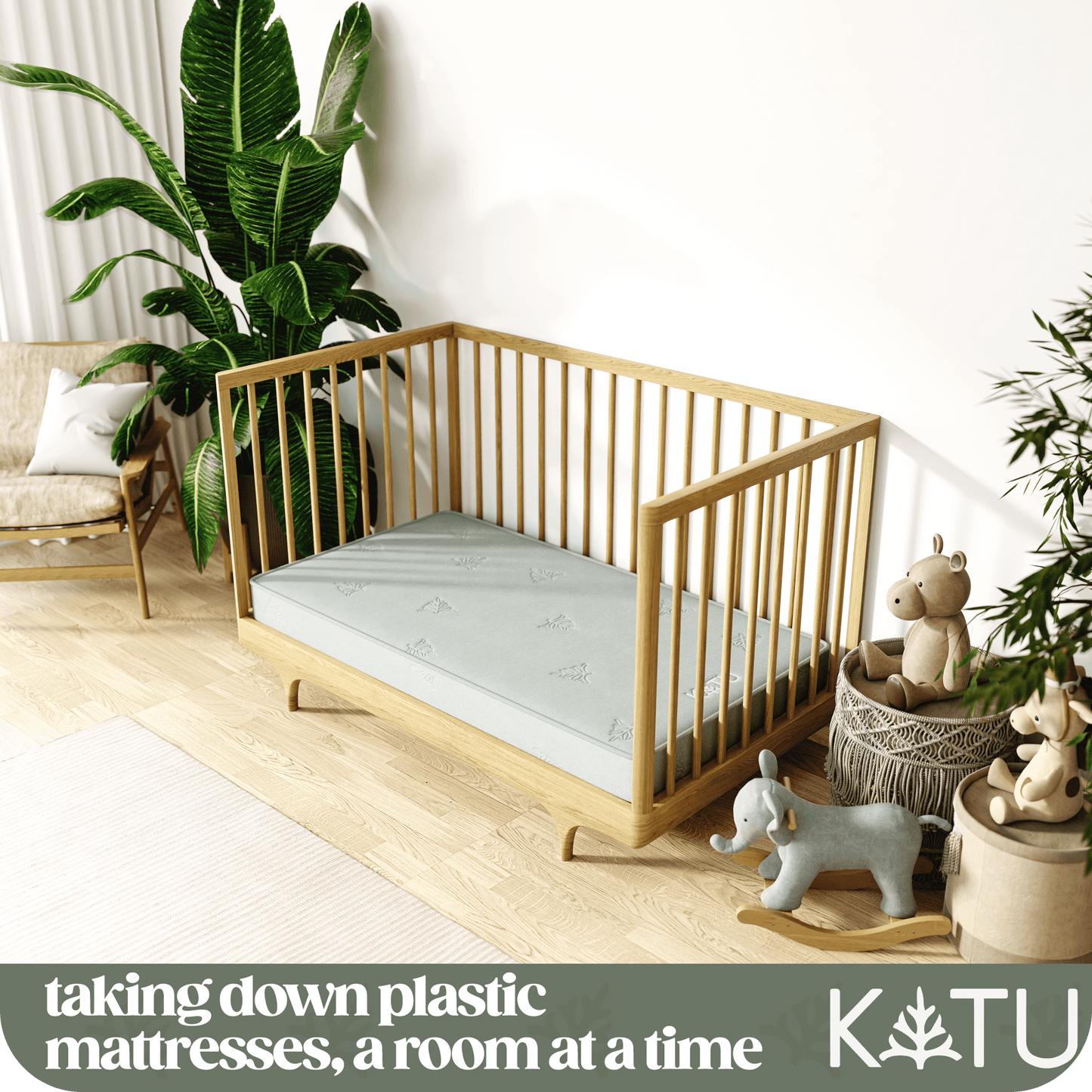 KATU Organic 2-Stage Crib Mattress