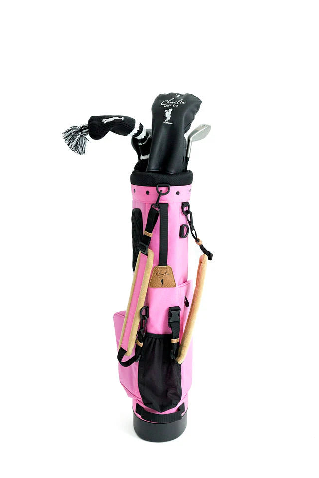 Junior Golf Club Set & Bag - Pink