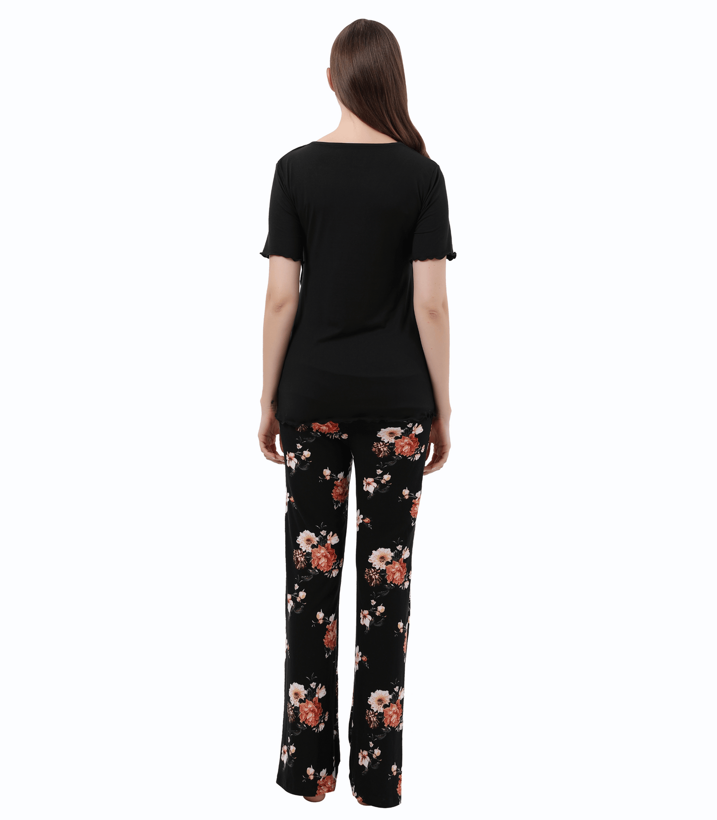 Bump Friendly Nursing Pajama Set Colored