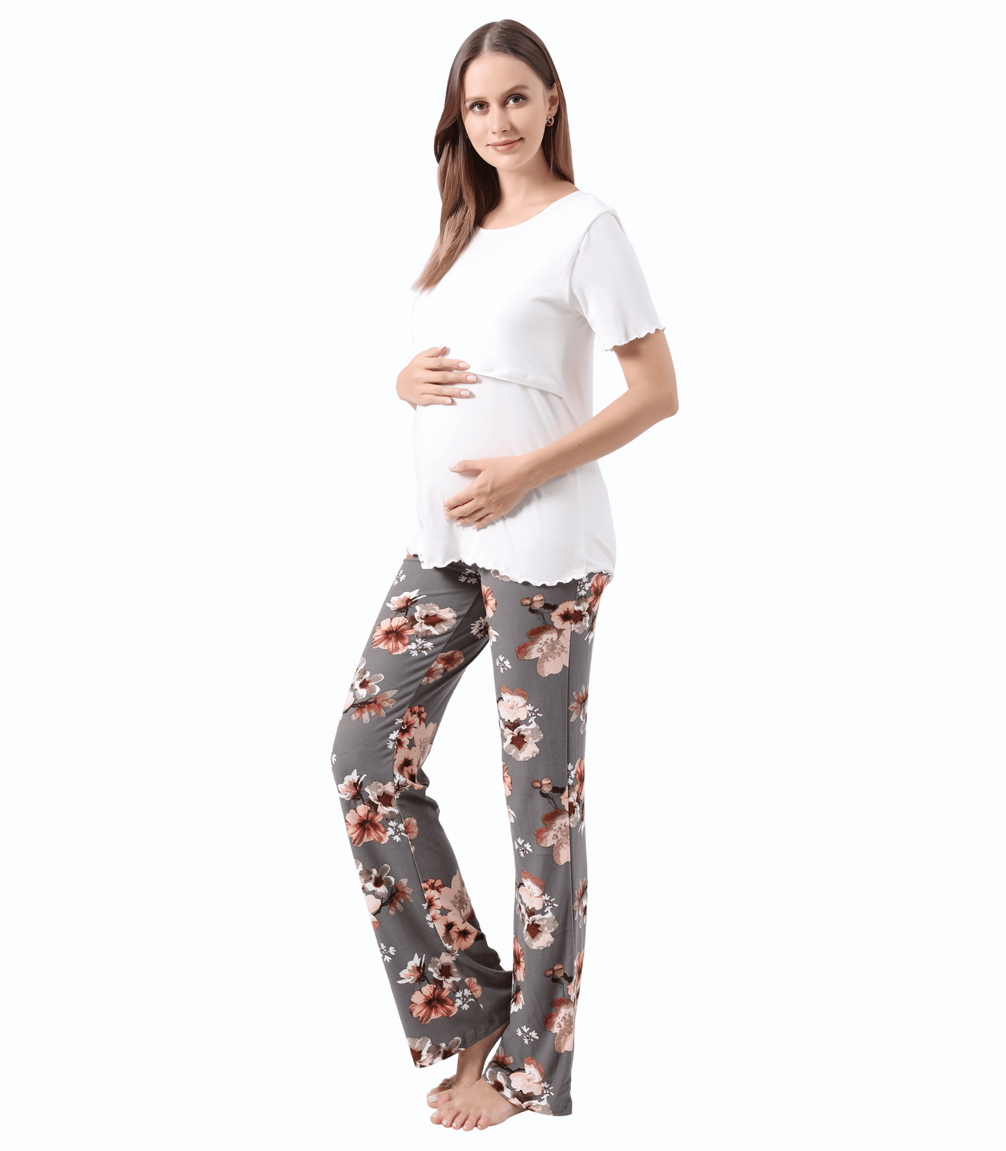 Bump Friendly Nursing Pajama Set