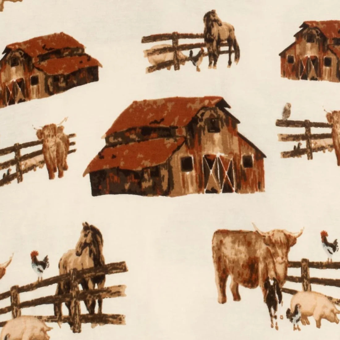 Milkbarn Organic Swaddle Homestead