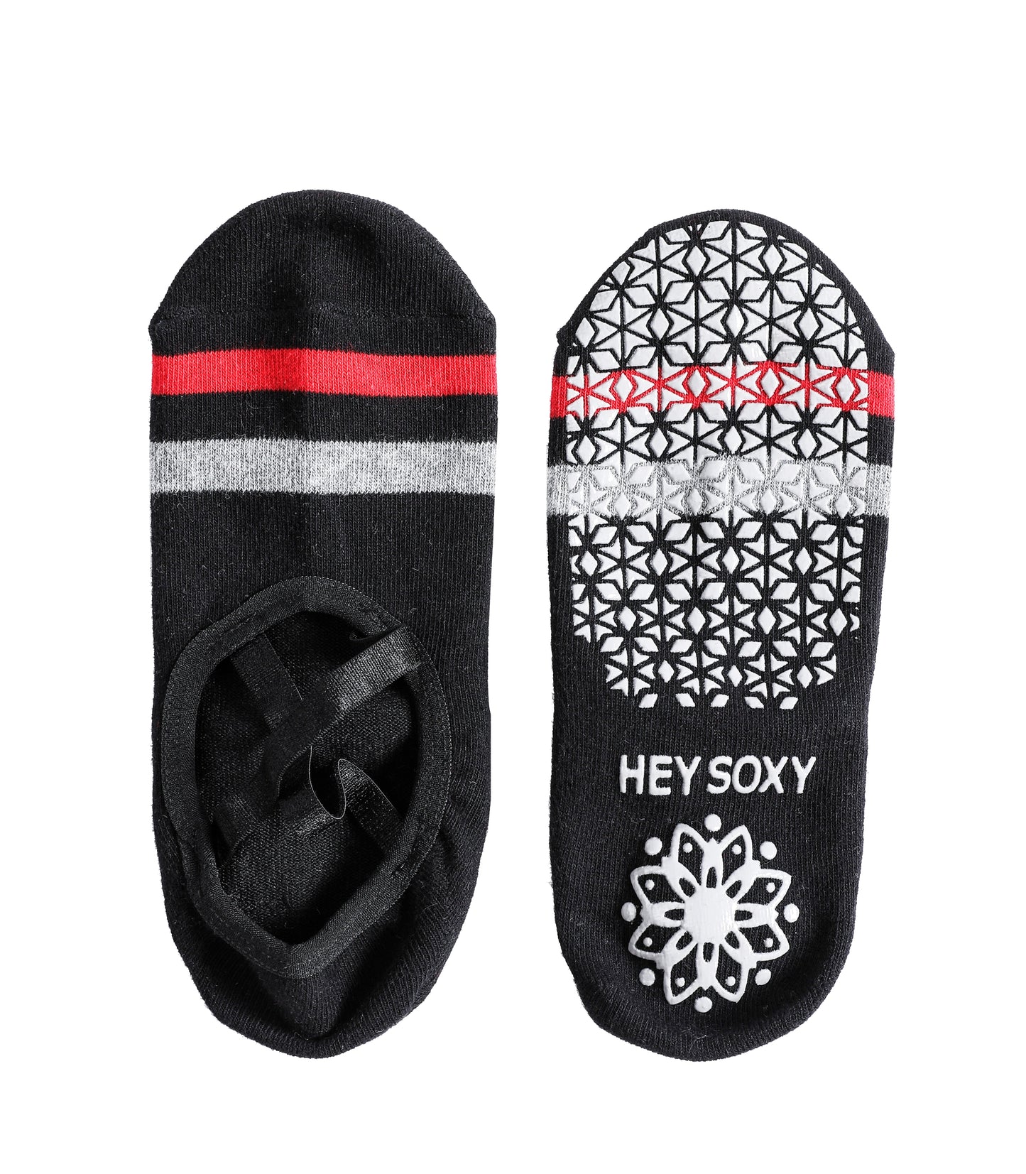 Non-Slip Women's Hospital Socks (Stripes)