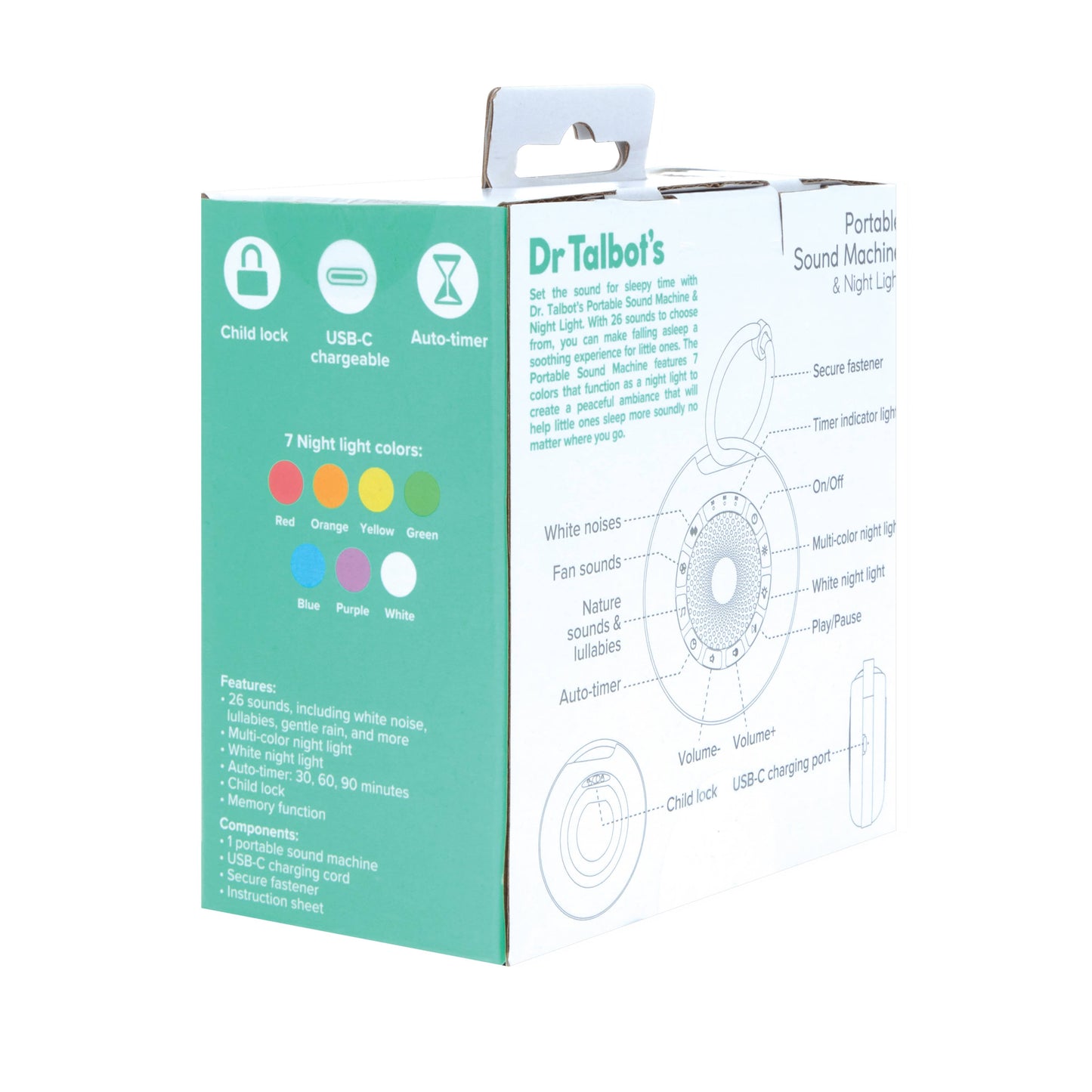 Portable Sound Machine and Night Light