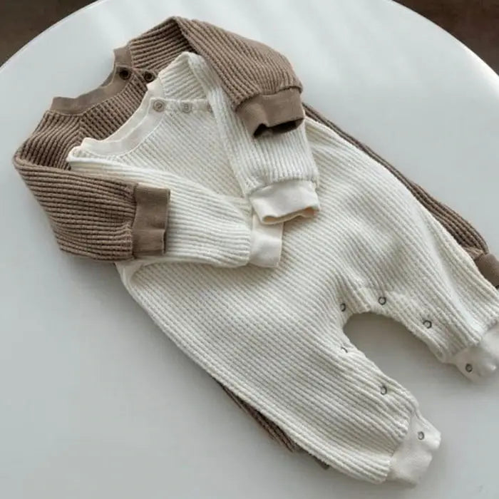 Annie & Charles® waffle pique jumpsuit