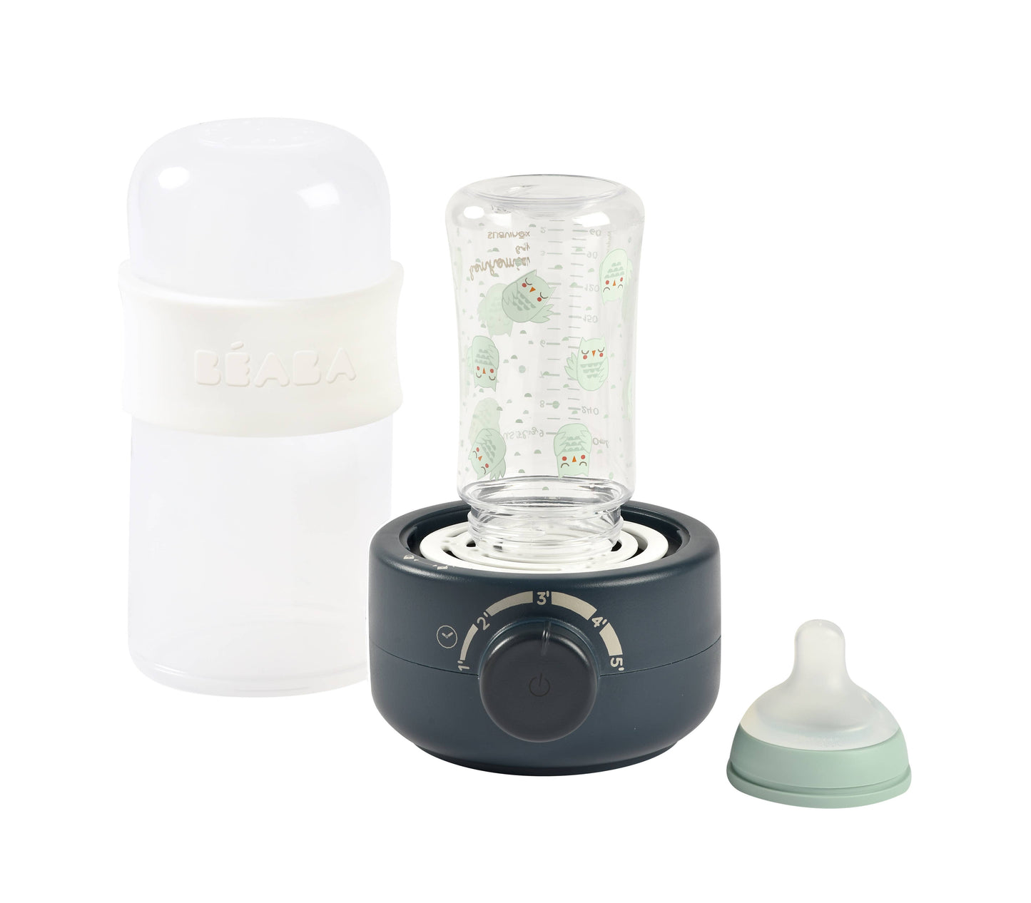 BEABA BabyMilk 3-In-1 Bottle Warmer - Midnight
