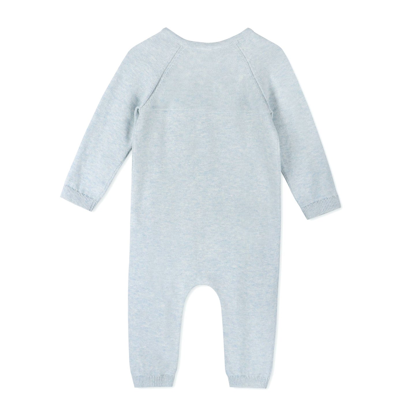 Pointelle Cable Knit Baby Jumpsuit -Organic Cotton -2 Colors