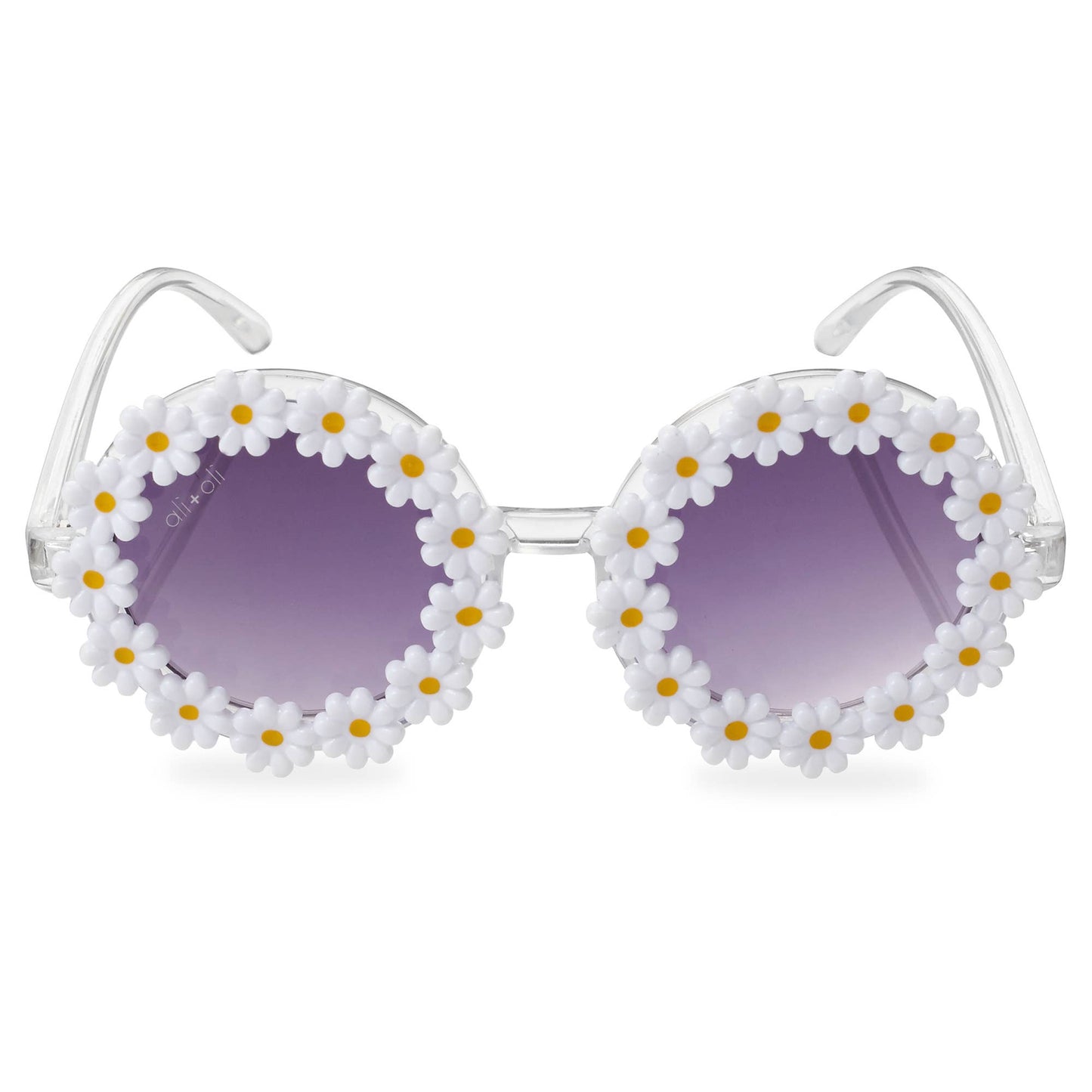 Sunglasses for Kids (Daisy White) Flower Frame