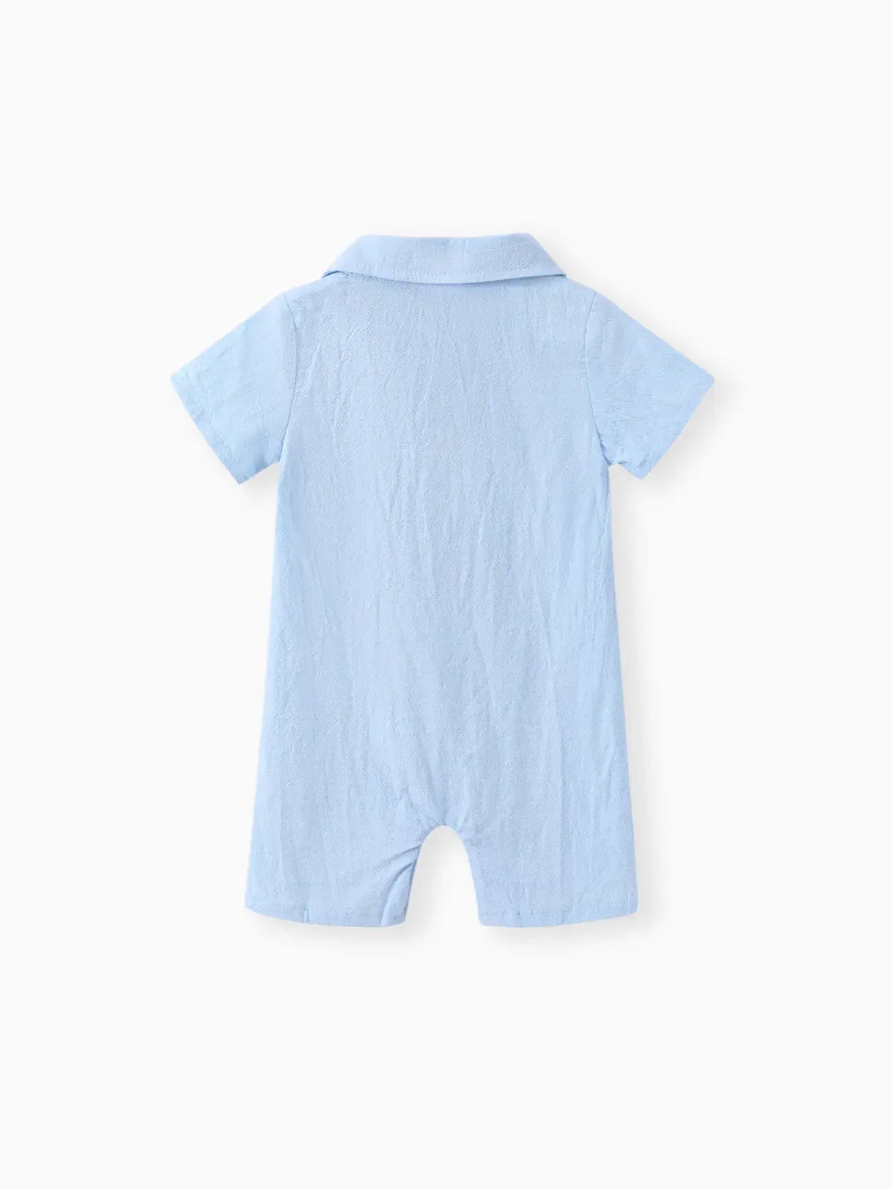 Baby Boy 100% Cotton Jumpsuit Front Button with a Pocket