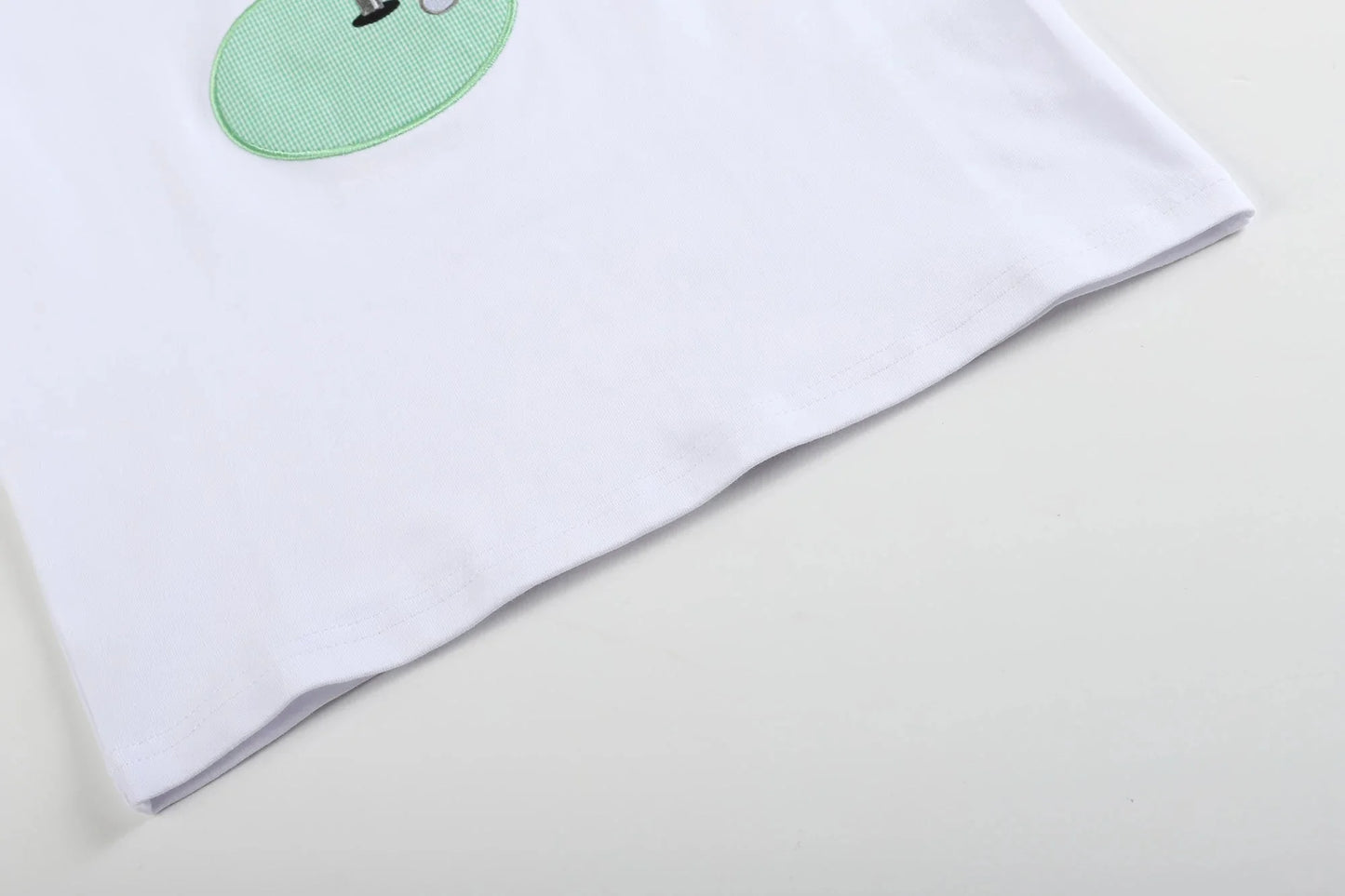 Blue Gingham Golf Hole Shirt and Boy Shorts Set