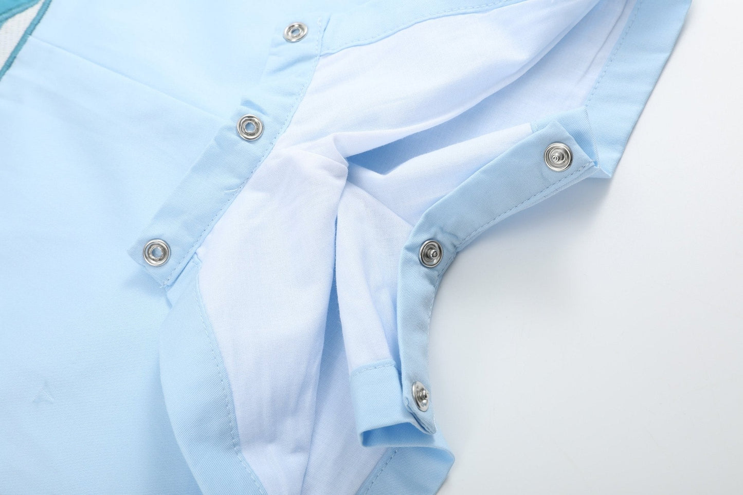 Blue Whale Applique Shortalls